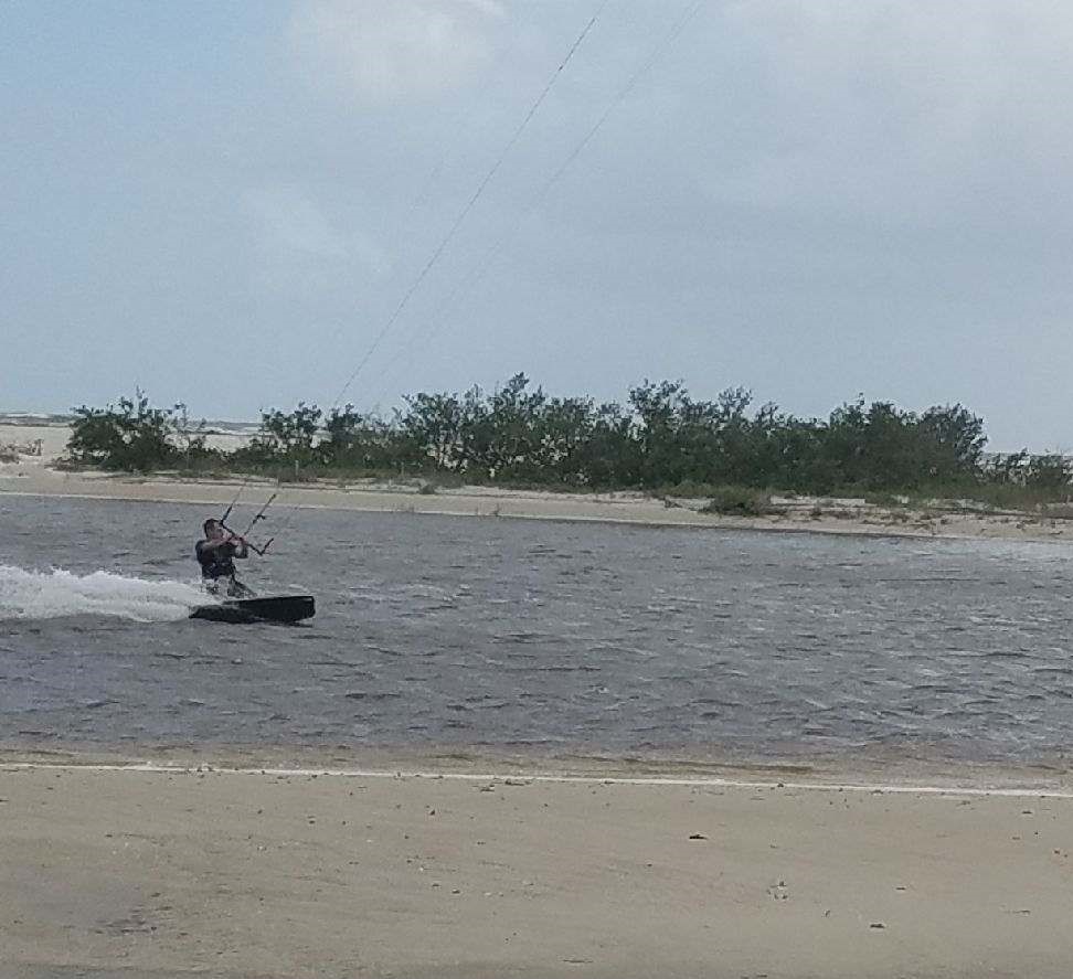 Kite Boarders on Summer Haven River 2